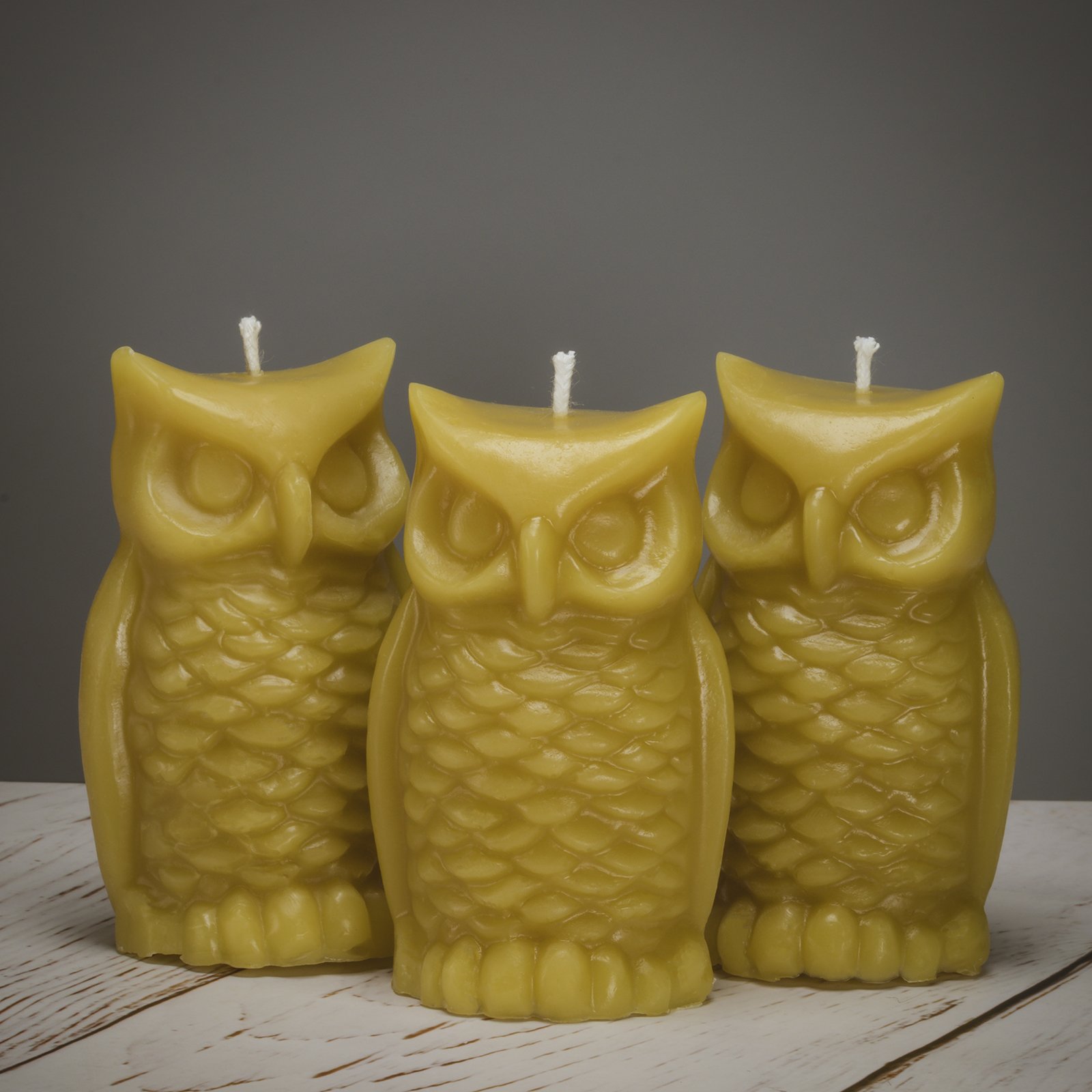 Pure Beeswax Owl Candle